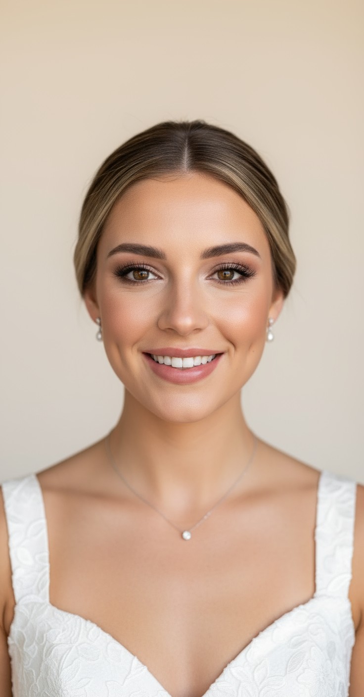 After Side Bun For Wedding